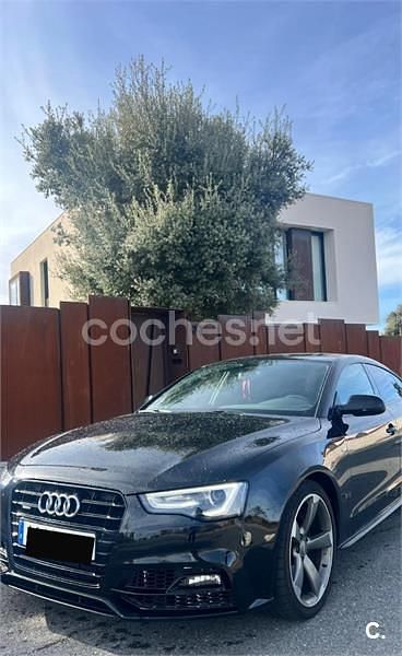Usado Audi A5 Sportback S-Line 190 CV (139 kW) 2016 Negro Utilitario