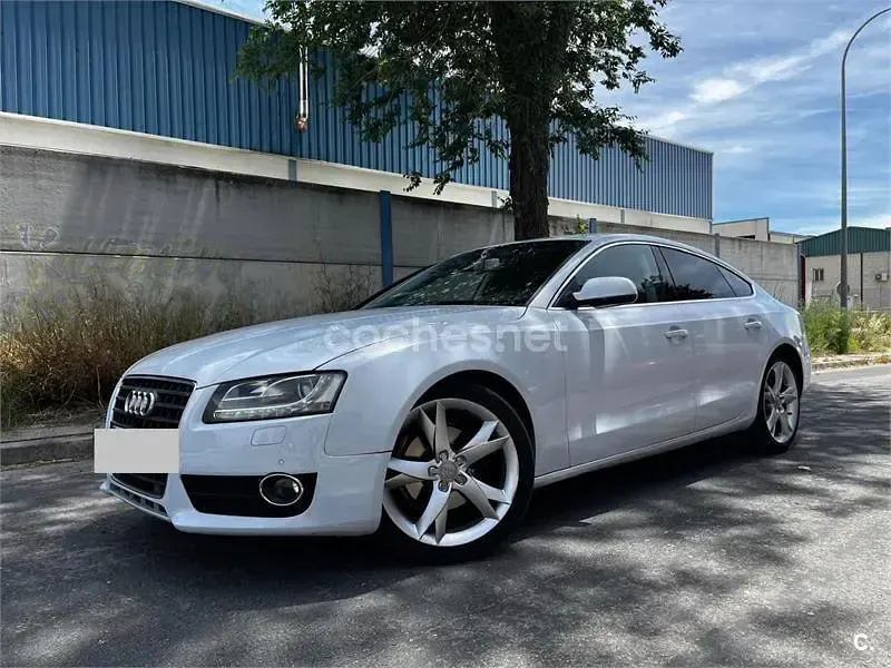 Usado Audi A5 Sportback 143 CV (105 kW) 2009 Blanco Utilitario