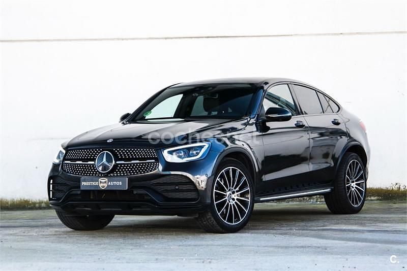 Usado Mercedes GLC220 194 CV (142 kW) 2020 Negro Coupe
