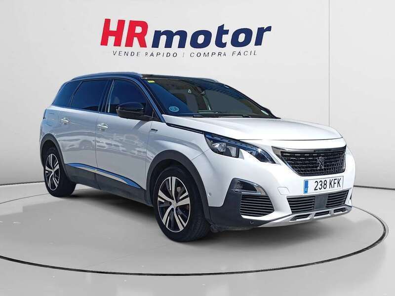 Blanco Usado 2017 Peugeot 5008 GT-line Monovolumen | 16.640 € (Precio justo) - Imagen 1/4