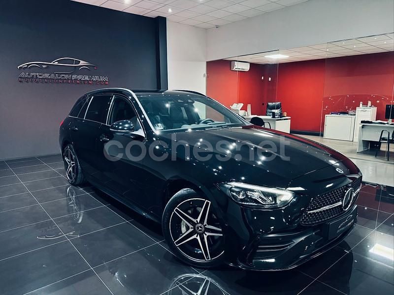 Negro Usado 2022 Mercedes C300e Familiar | 35.900 € (Buen precio) - Imagen 1/4
