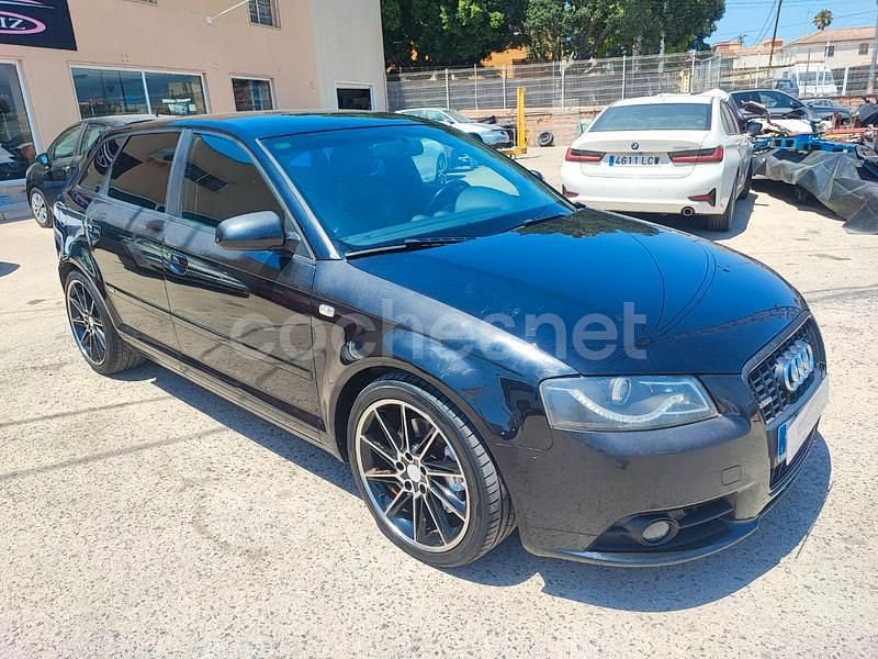 Usado Audi A3 Ambiente 170 CV (125 kW) 2007 Negro Berlina