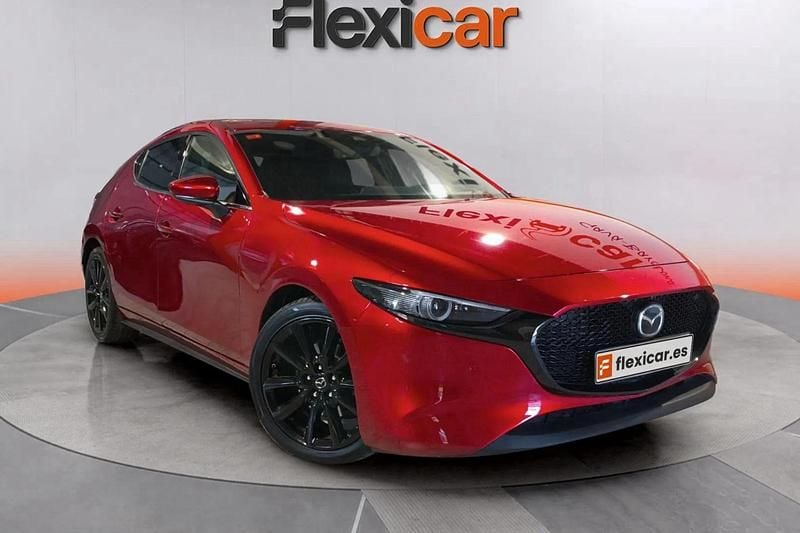 Rojo Usado 2021 Mazda 3 Berlina | 20.290 € (Precio justo) - Imagen 1/4