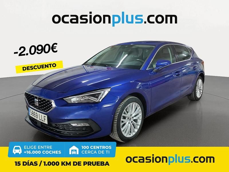 Azul Usado 2020 Seat Leon XCELLENCE Berlina | 22.990 € (Caro) - Imagen 1/4