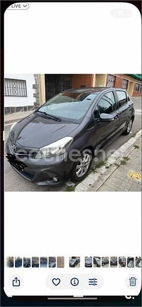 Usado Toyota Yaris Active 69 CV (50 kW) 2012 Gris / plata Utilitario