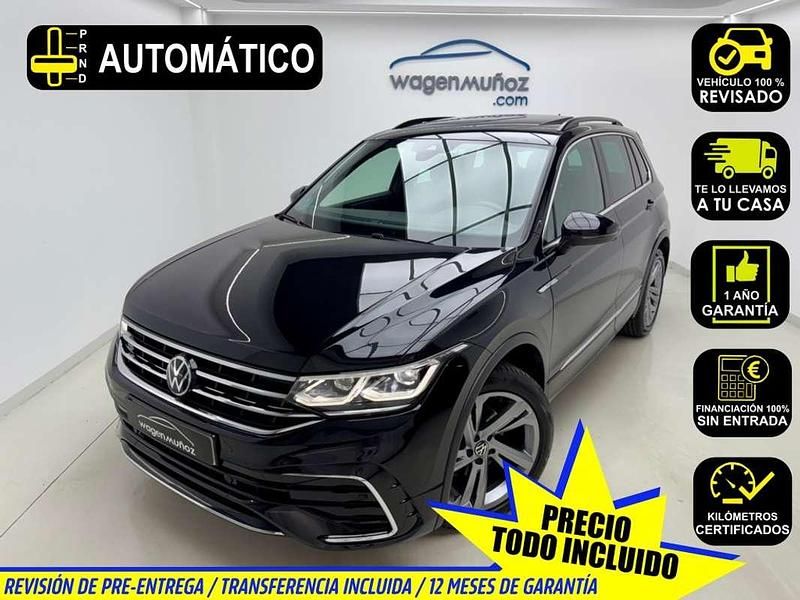 Negro Usado 2023 VW Tiguan R-line SUV | 35.900 € (Precio justo) - Imagen 1/4