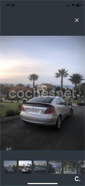 Usado Mercedes C220 143 HP (105 kW) 2001 Cinzento Sedan