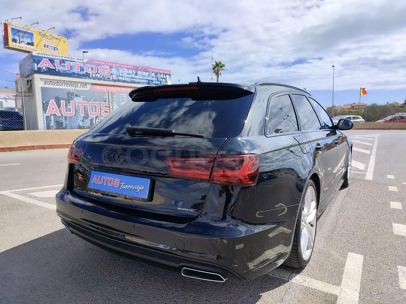 Usado Audi A6 S-Line 272 CV (200 kW) 2017 Negro Familiar