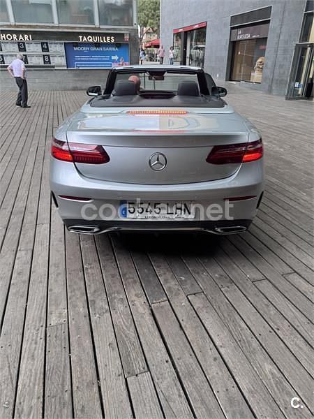 Usado Mercedes E220 194 CV (142 kW) 2020 Gris / plata Descapotable