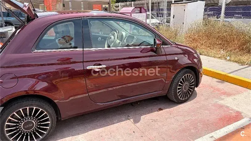 Usado Fiat 500 Lounge 69 CV (50 kW) 2018 Granate Berlina