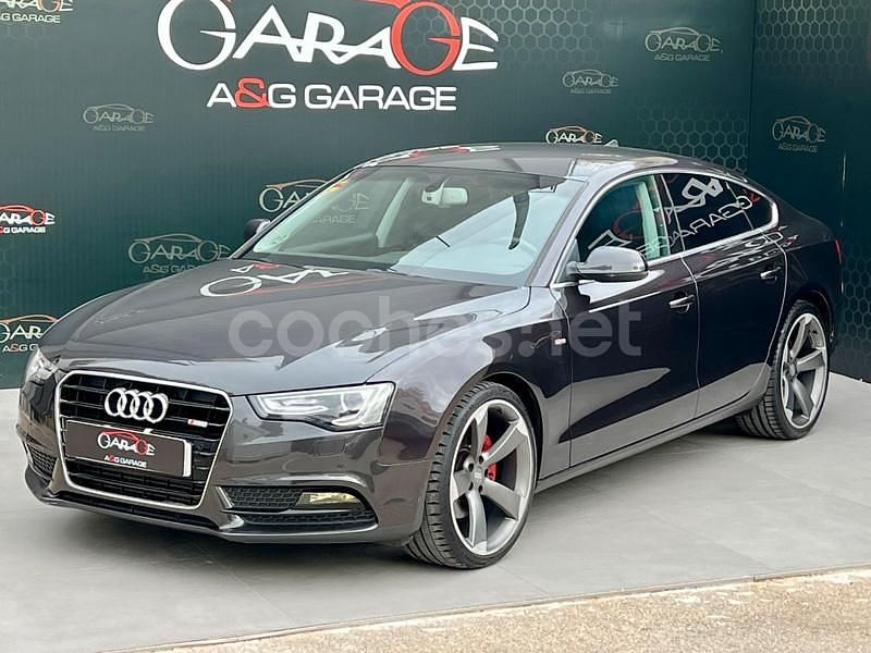 Usado Audi A5 Sportback S-Line 204 CV (150 kW) 2013 Gris / plata Utilitario