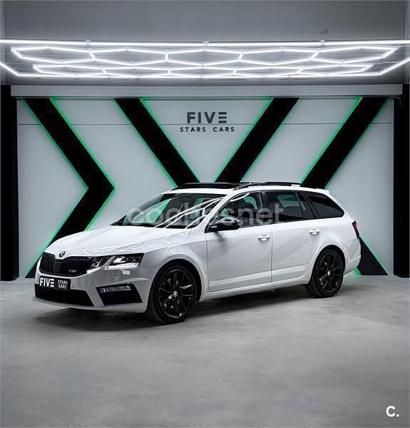 Blanco Usado 2017 Skoda Octavia RS Familiar | 19.490 € (Un poco caro) - Imagen 1/4