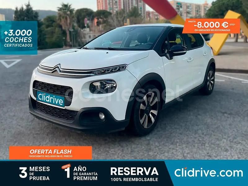 Blanco Usado 2018 Citroën C3 Feel Berlina | 7490 € (Buen precio) - Imagen 1/3