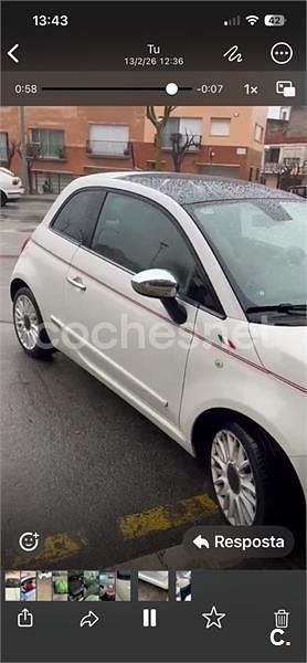 Usado Fiat 500 Dolcevita 69 CV (50 kW) 2019 Blanco Berlina