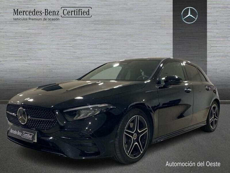 Usado Mercedes A200 AMG line 150 CV (110 kW) 2024 Negro Berlina