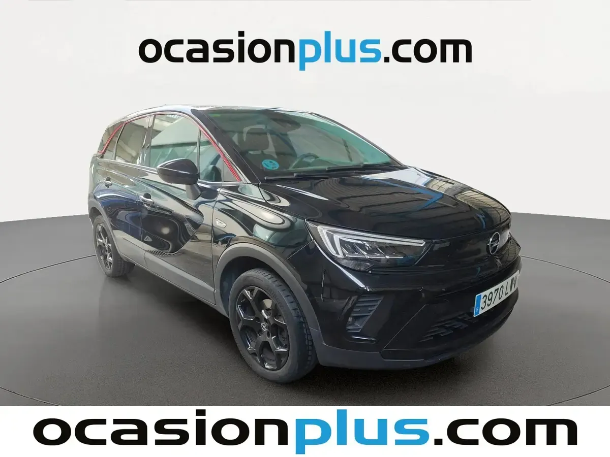 Usado Opel Crossland GS Line 110 CV (80 kW) 2022 Negro SUV