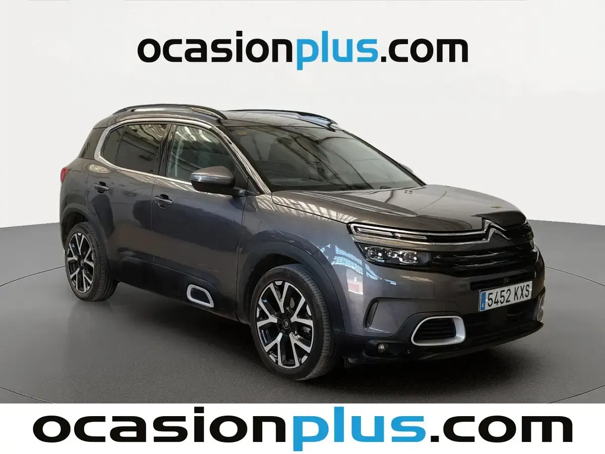 Usado Citroën C5 Aircross Shine 177 CV (130 kW) 2019 Gris SUV