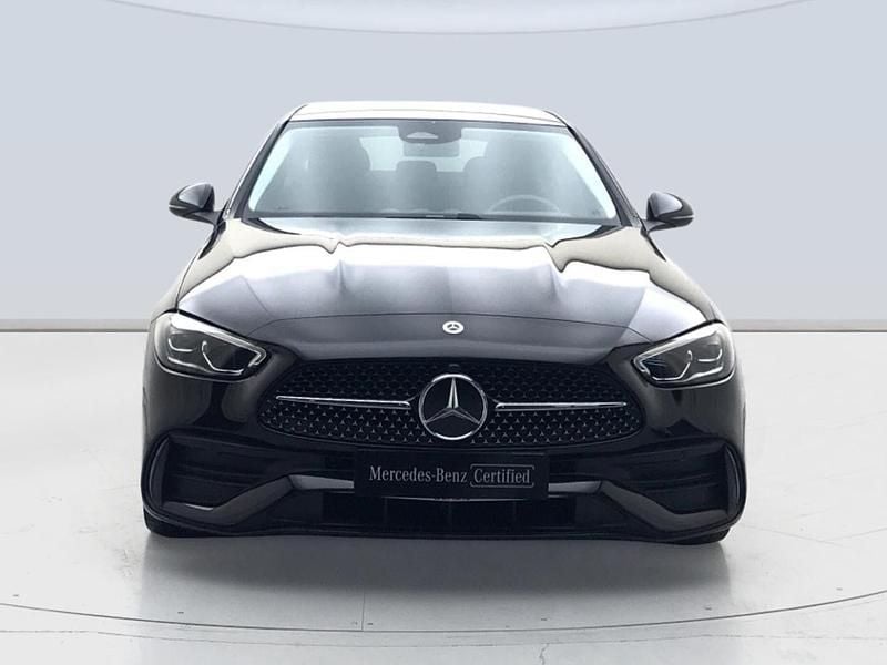 Usado Mercedes C220 AMG line 200 CV (147 kW) 2025 Negro Berlina
