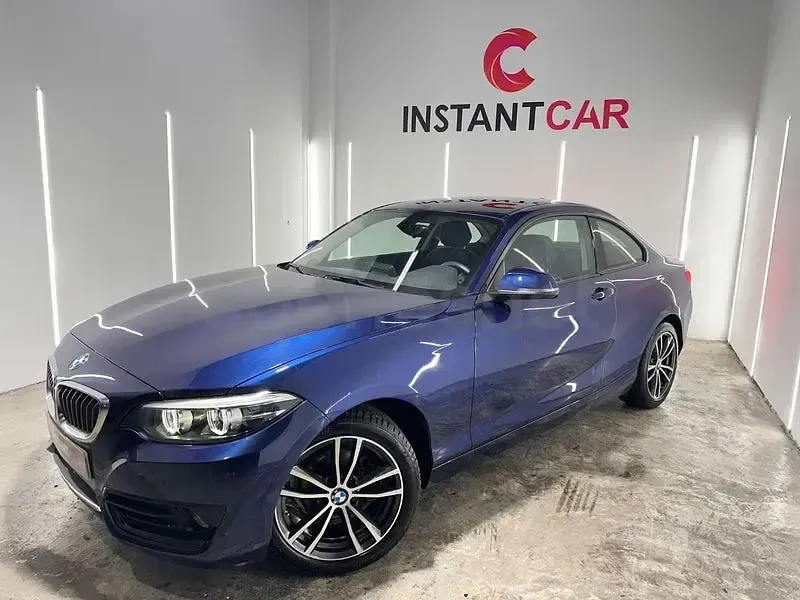 Usado BMW 218 136 CV (100 kW) 2018 Azul Coupe