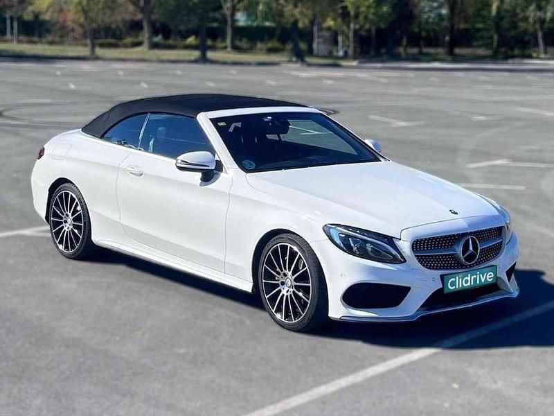 Usado Mercedes C220 170 CV (125 kW) 2017 Blanco Descapotable