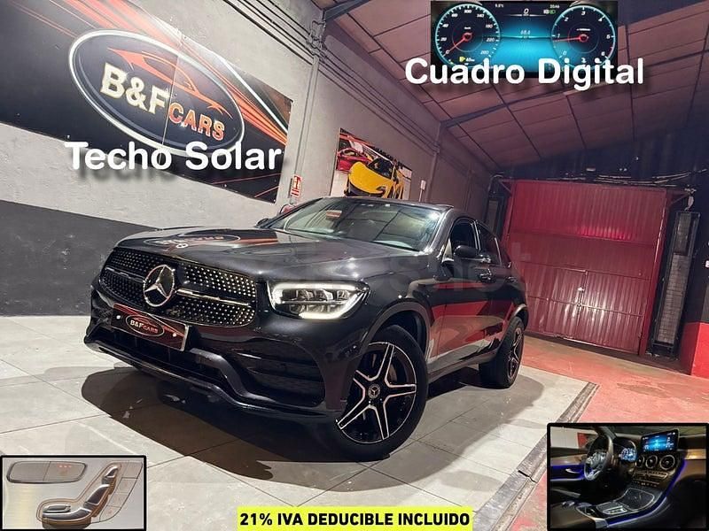 Usado Mercedes GLC220 194 CV (142 kW) 2020 Gris / plata Coupe