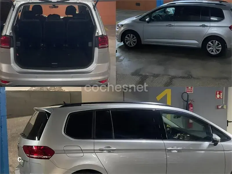 Usado VW Touran Business 115 CV (84 kW) 2019 Gris / plata Monovolumen