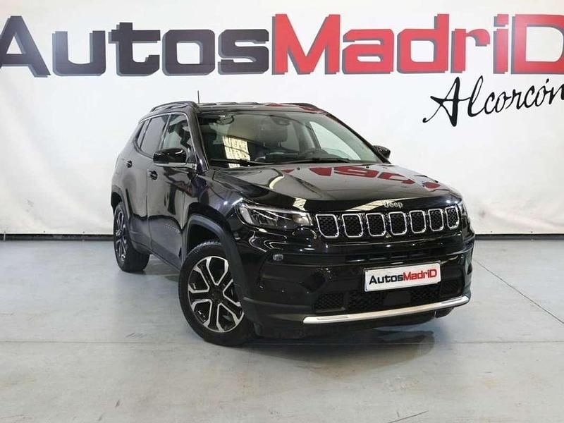 Negro Usado 2021 Jeep Compass Limited SUV | 17.990 € (Buen precio) - Imagen 1/4