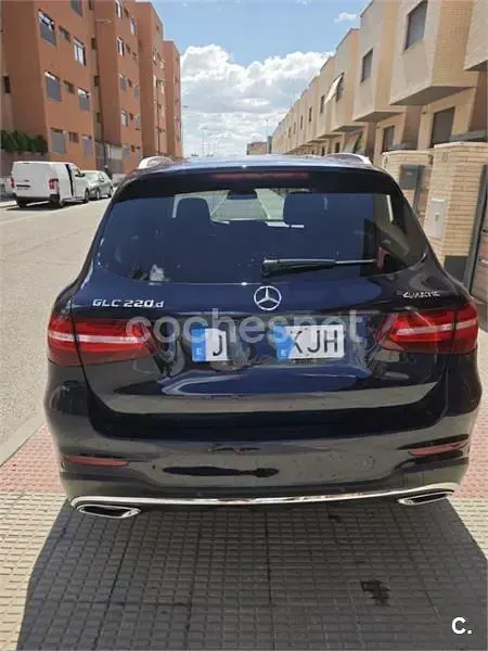 Usado Mercedes GLC220 170 CV (125 kW) 2018 Azul SUV