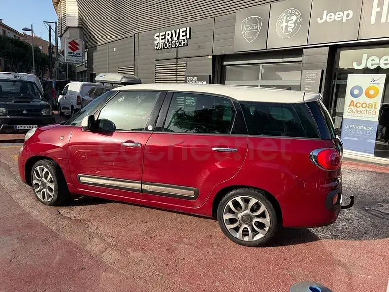 Usado Fiat 500L Lounge 120 CV (88 kW) 2016 Granate Monovolumen