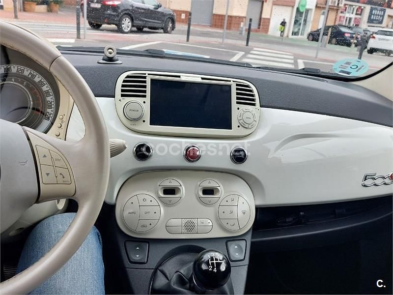 Usado Fiat 500C Lounge 69 CV (50 kW) 2012 Blanco Descapotable