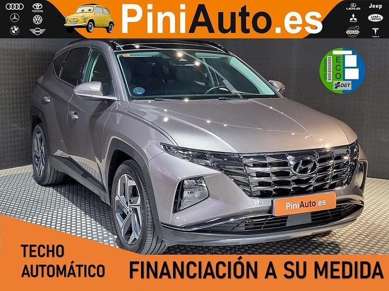 Gris Usado 2021 Hyundai Tucson SUV | 23.500 € (Precio justo) - Imagen 1/4