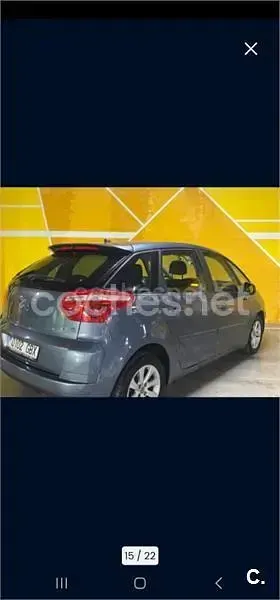 Usado Citroën C4 Picasso Exclusive 110 CV (80 kW) 2008 Gris / plata Monovolumen