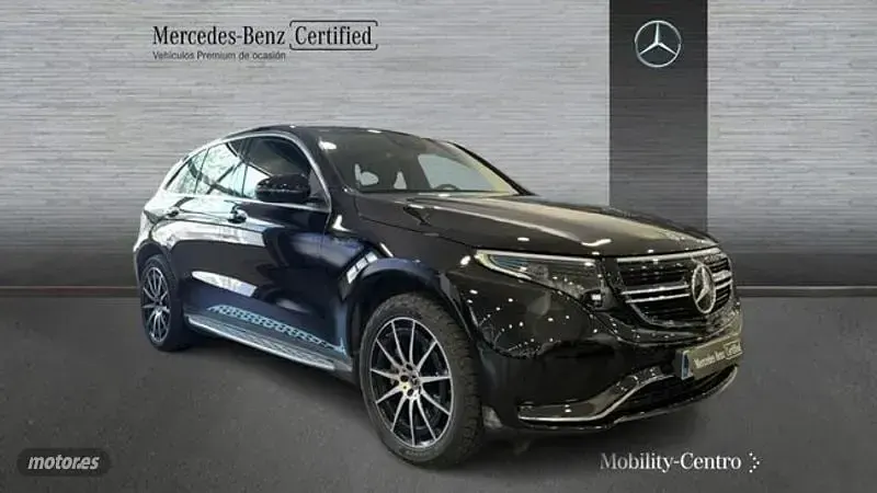 Usado Mercedes EQC400 300 kW (408 CV) 2022 Negro SUV