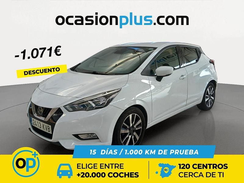 Usado Nissan Micra N-Connecta 100 CV (73 kW) 2019 Blanco Utilitario