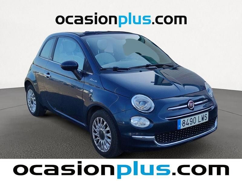 Usado Fiat 500 Dolcevita 70 CV (51 kW) 2022 Azul Descapotable