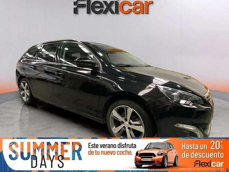 Negro Usado 2017 Peugeot 308 Active+ Familiar | 9490 € (Super precio) - Imagen 1/4