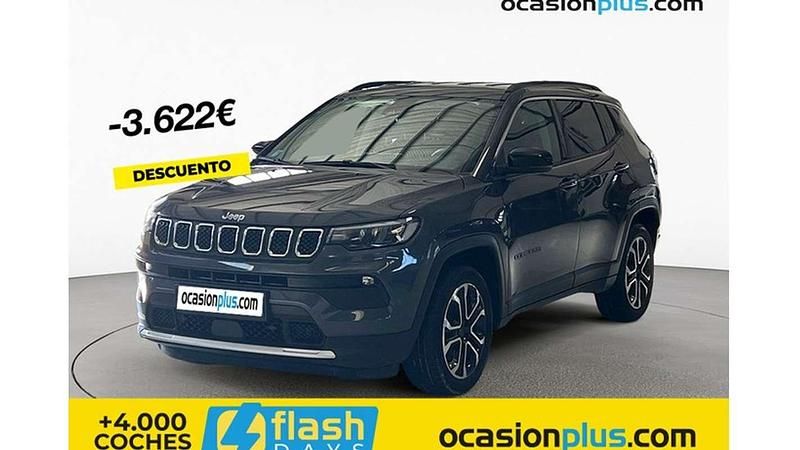 Gris Usado 2022 Jeep Compass Limited SUV | 20.340 € (Precio justo) - Imagen 1/4