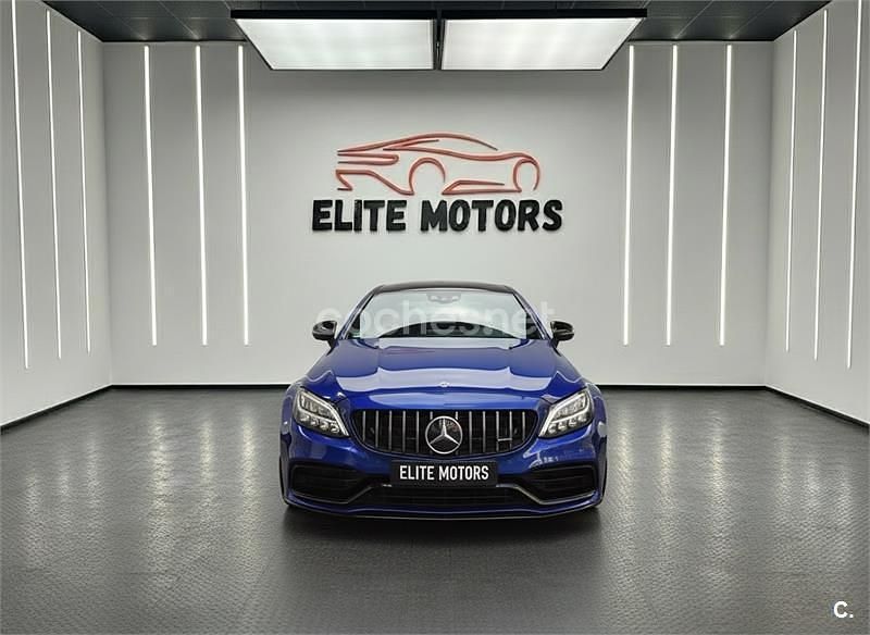 Usado Mercedes C63 AMG 476 CV (350 kW) 2019 Azul Coupe