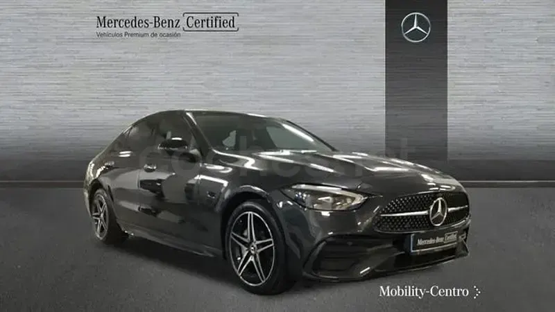 Usado Mercedes C300e AMG line 313 CV (230 kW) 2024 Gris Berlina