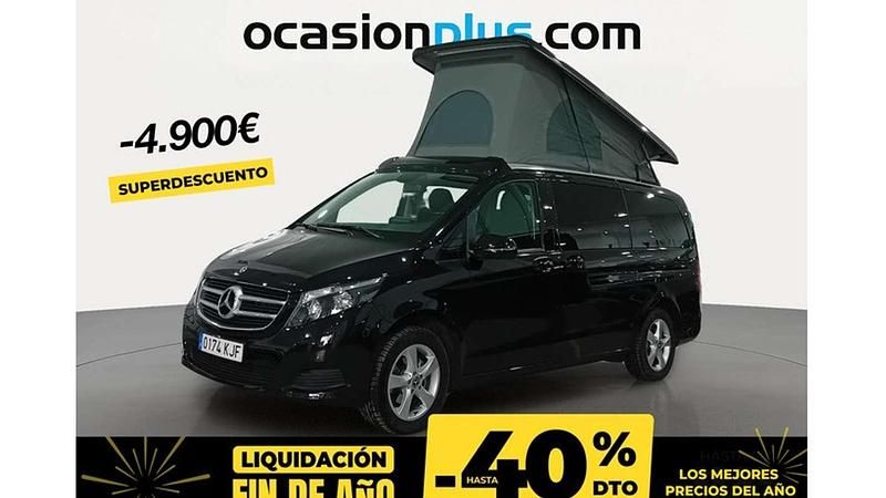 Negro Usado 2018 Mercedes V220 Avantgarde Monovolumen | 49.000 € (Caro) - Imagen 1/4