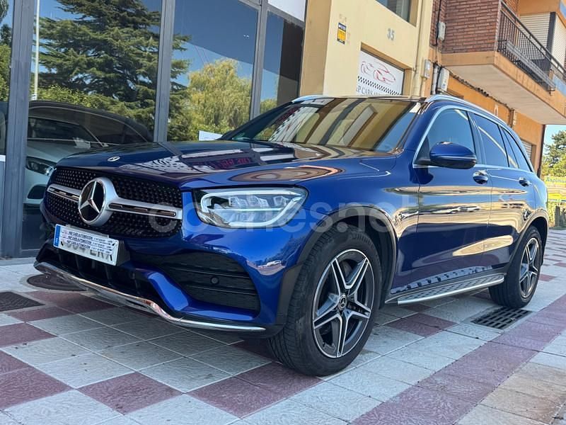 Azul Usado 2021 Mercedes GLC200 SUV | 32.990 € (Precio justo) - Imagen 1/4