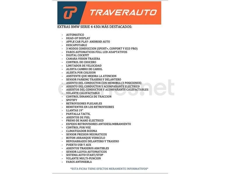 Usado BMW 420 Comfort Edition 184 CV (135 kW) 2023 Azul Descapotable