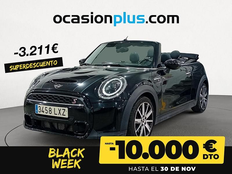 Negro Usado 2022 Mini Cooper S Cabriolet Descapotable | 28.900 € (Precio justo) - Imagen 1/4