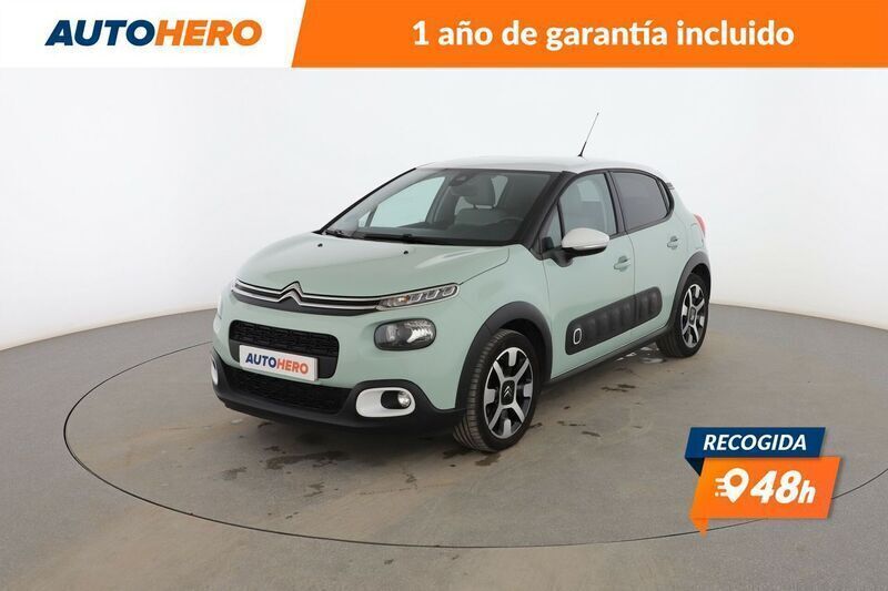 Verde Usado 2018 Citroën C3 PureTech Utilitario | 9099 € (Precio justo) - Imagen 1/3