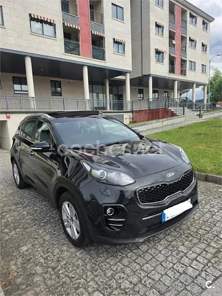 Usado Kia Sportage 115 CV (84 kW) 2017 Negro SUV