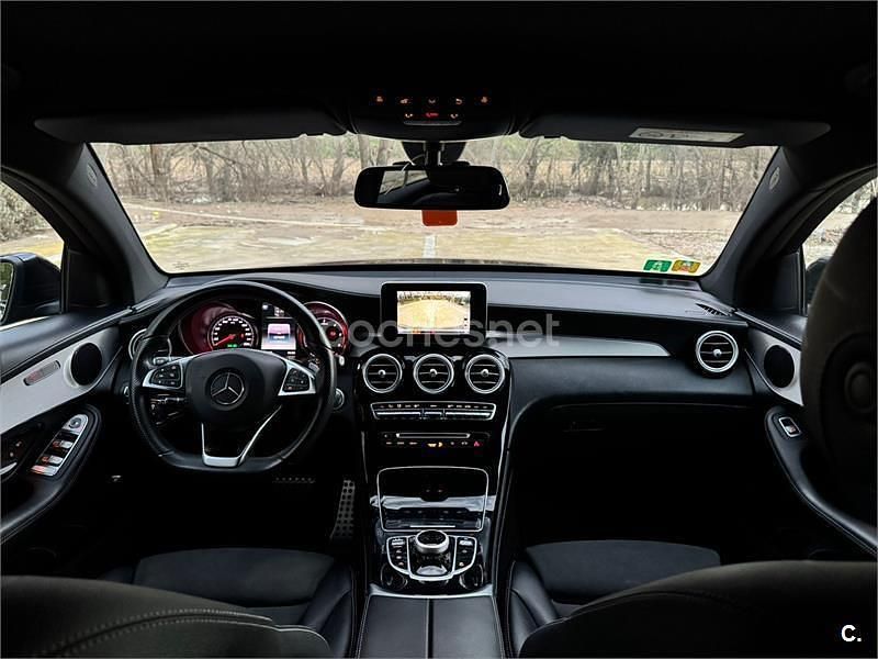 Usado Mercedes GLC220 194 CV (142 kW) 2018 Negro Coupe