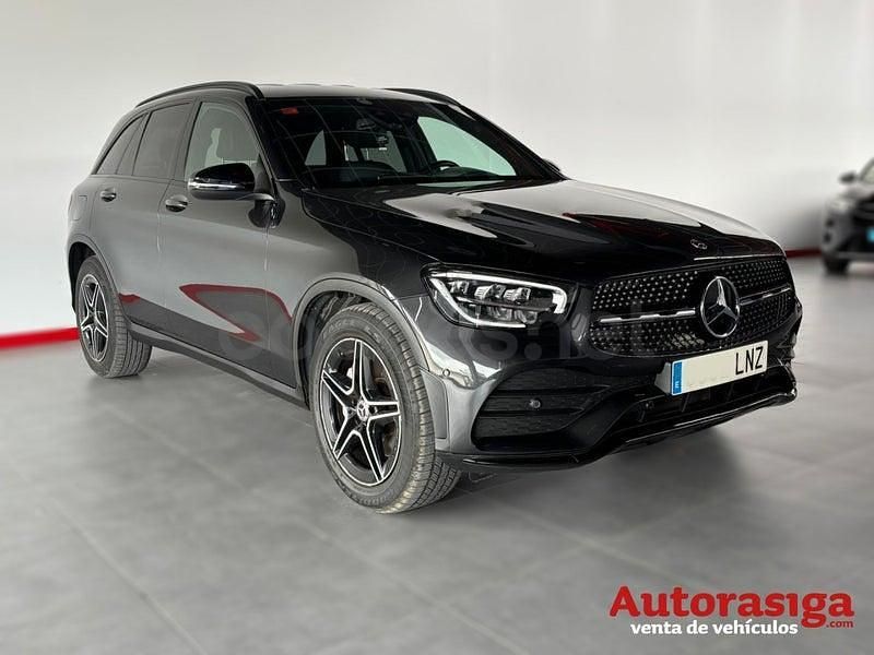 Usado Mercedes GLC220 194 CV (142 kW) 2021 Negro SUV