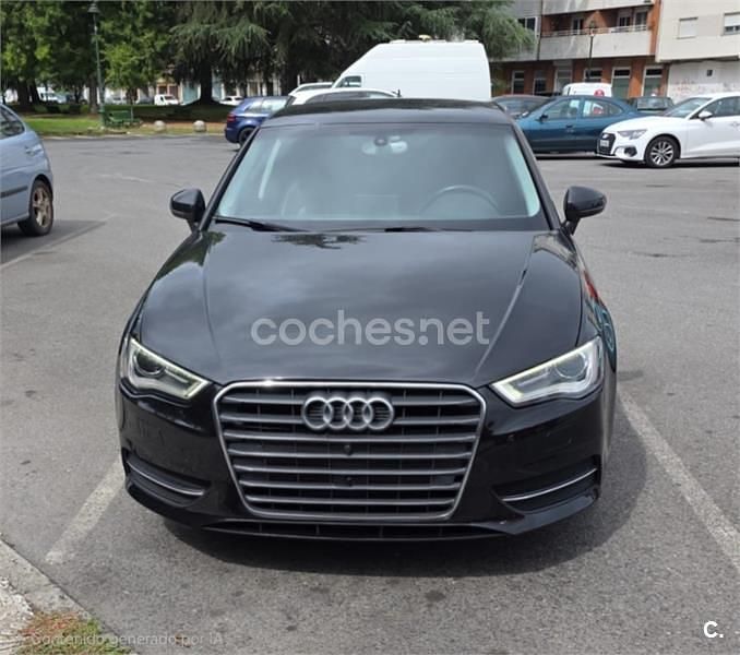 Usado Audi A3 150 CV (110 kW) 2015 Negro Berlina