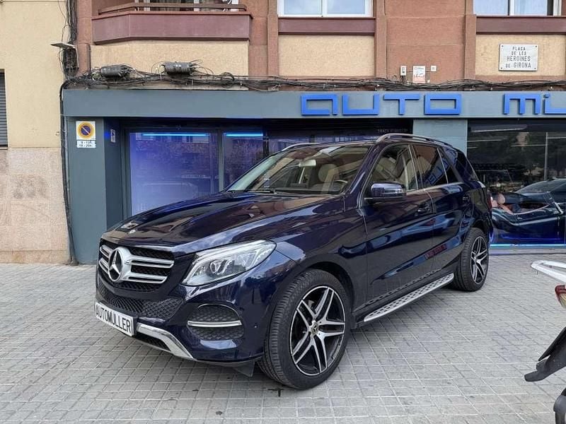 Usado Mercedes GLE250 204 CV (150 kW) 2016 Azul SUV