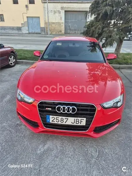 Begagnad Audi A5 Sportback S-Line 150 HK (110 kW) 2014 Röd Halvkombi